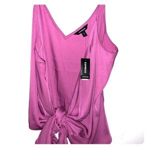 Express Purple Dressy Tank
